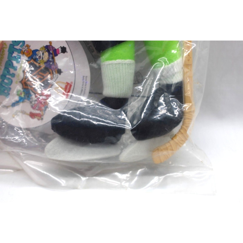 VTG 1995 Muppets NHL McDonald's Kermit The Frog 12 in  Hockey Jersey Plush NEW - Picture 8 of 9